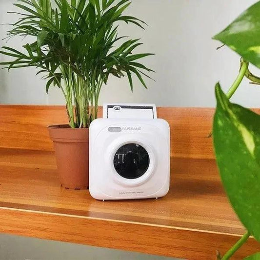 Mandotos portable Bluetooth thermal photo printer, mini mobile device for printing small photos wirelessly.