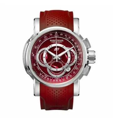 Mandotos RT men's luxury sport watch with rose gold finish, stainless steel band, and chronograph dial.