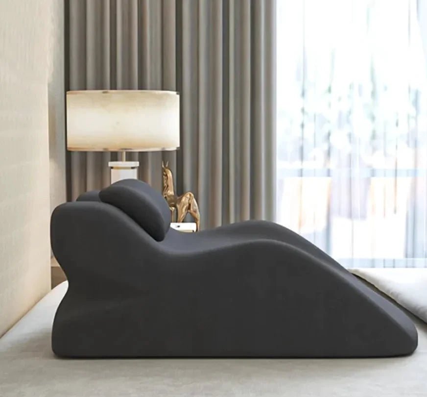 Mandotos stomach sleeper pillow with ergonomic design for comfortable side and stomach sleeping support.
