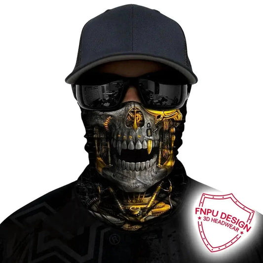 Mandotos SunGuard UV Shield Scarf in lightweight fabric, designed to protect against sun and UV rays.