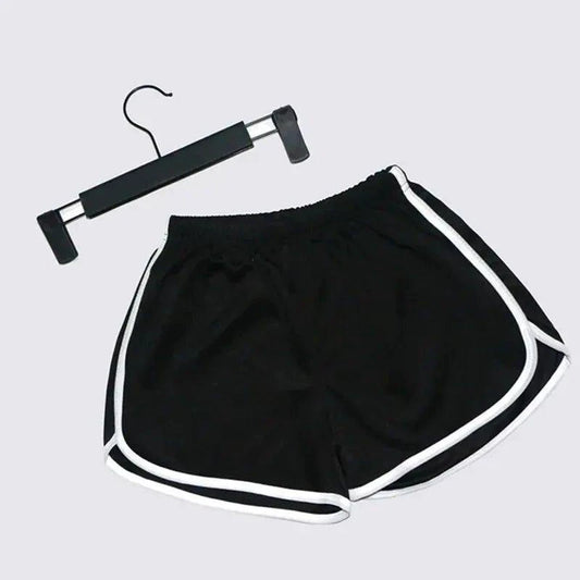 Mandotos women's thin summer elastic shorts with quick-drying, loose fit, and anti-external wear features, ideal for warm weather.