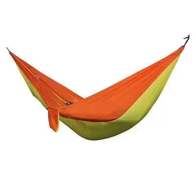 Mandotos Ultimate Oasis single and double hammock shown in vibrant fabric, perfect for relaxing outdoors.