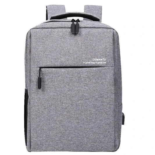 Mandotos waterproof and shockproof rechargeable backpack designed for laptops with multiple compartments and durable material.