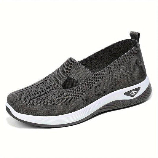 Mandotos women's airy mesh sneakers with breathable design and lightweight construction, featuring white and pastel accents.