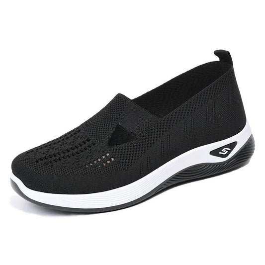 Women's Airy Mesh Sneakers by MANDOTOS featuring breathable mesh fabric and lightweight design for comfortable everyday wear.