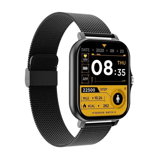 Mandotos Y13 Smart Watch with pedometer, heart rate monitor, Bluetooth call capability, fitness tracking, and digital display.
