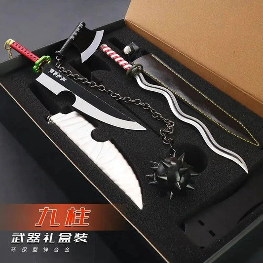 Mandotos Zenitsu Agatsuma katana toy with detailed blade and hilt, perfect for anime fans and collectible display.