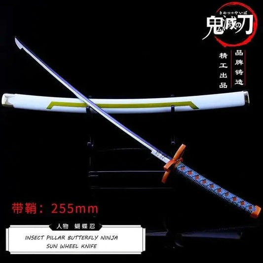 Mandotos Zenitsu Agatsuma Katana toy with detailed hilt and blade, perfect for anime fans and collectors.