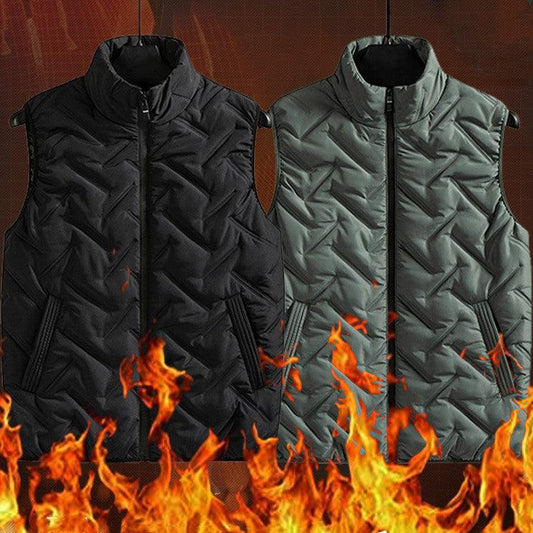 Men's Fashion All-matching Down Cotton-padded Vest - MANDOTOS