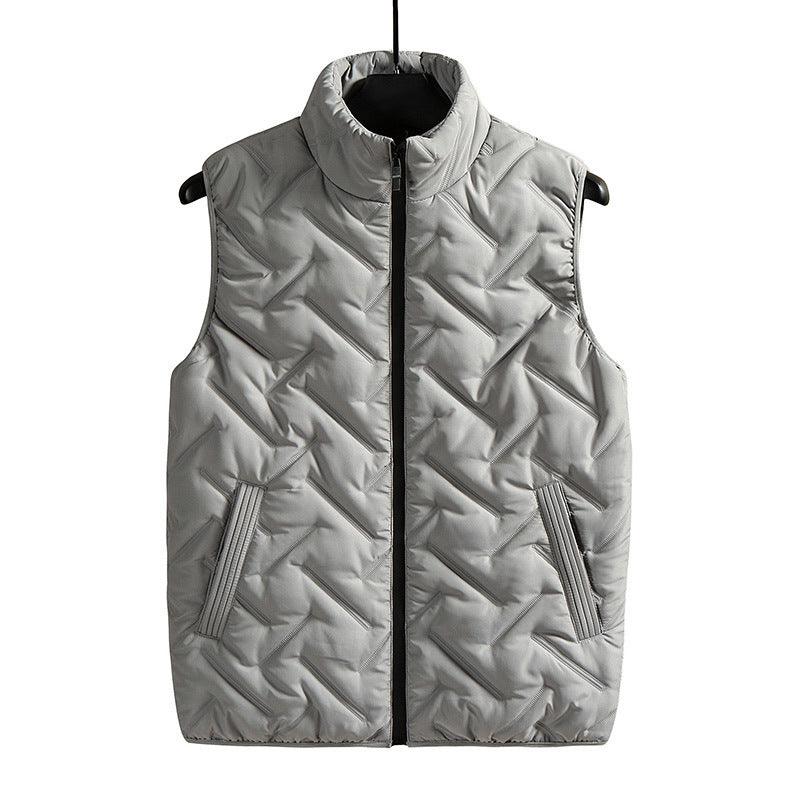 Men's Fashion All-matching Down Cotton-padded Vest - MANDOTOS