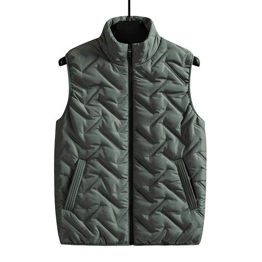 Men's Fashion All-matching Down Cotton-padded Vest - MANDOTOS