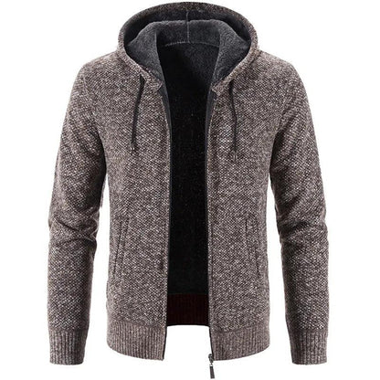 Men's Stylish Fleece Cardigan Jacket - MANDOTOS