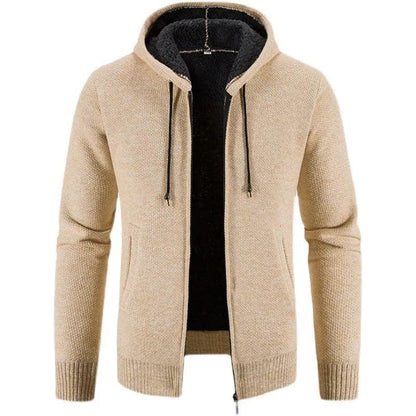 Men's Stylish Fleece Cardigan Jacket - MANDOTOS