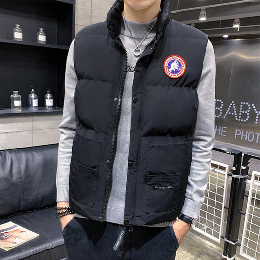 Men's Winter Down Cotton Warm Vest Jacket - MANDOTOS