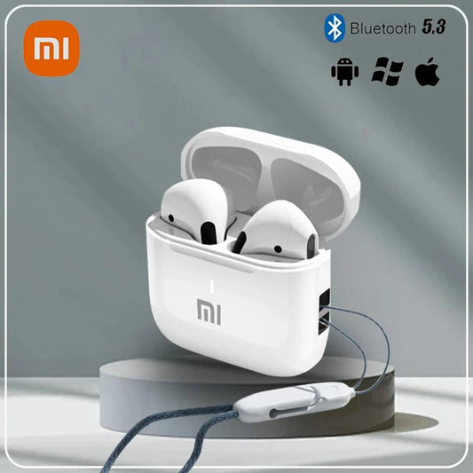 XIAOMI AP05 true wireless earbuds with HiFi stereo sound, Bluetooth 5.3, sport design, and built-in microphone for Android and iOS.