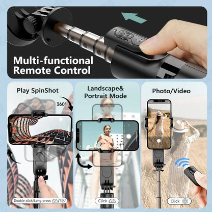Multi-Function Phone Stabilizer & Bluetooth Light - MANDOTOS