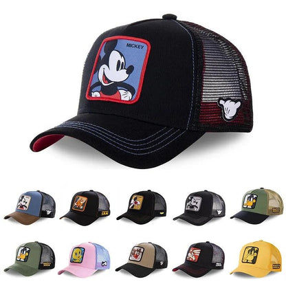 New Brand Anime BUNNY TAZ DUCK Snapback Cap Cotton Baseball Cap Men Women Hip Hop Dad Mesh Hat Trucker Dropshipping - MANDOTOS