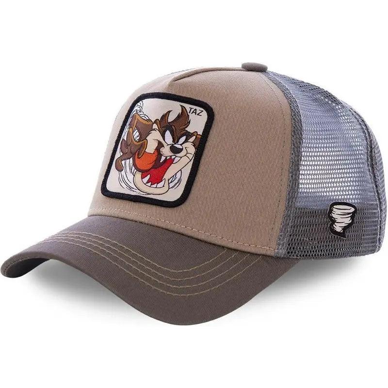 New Brand Anime BUNNY TAZ DUCK Snapback Cap Cotton Baseball Cap Men Women Hip Hop Dad Mesh Hat Trucker Dropshipping - MANDOTOS