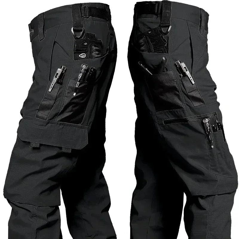 New Tactical Work Pants Men Outdoor Cargo Trousers Multi-pocket Waterproof Pant Autumn Spring Outdoor Workwear Hiking Trousers - MANDOTOS