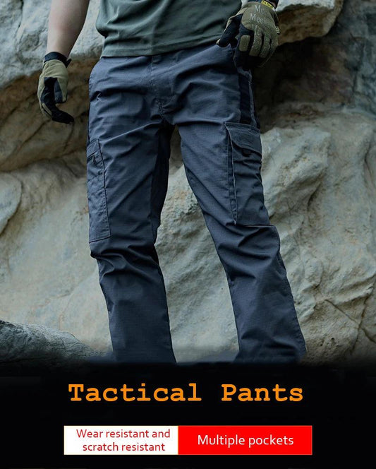 New Tactical Work Pants Men Outdoor Cargo Trousers Multi-pocket Waterproof Pant Autumn Spring Outdoor Workwear Hiking Trousers - MANDOTOS