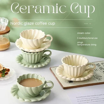 Nordic Charm Ceramic Cup Set - MANDOTOS