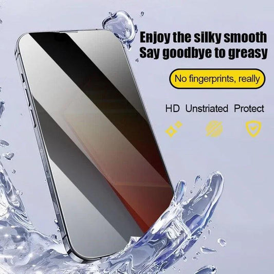 Oleophobic Coating Dust Free Installation Privacy Screen Protector For iPhone 13 11 12 14 15 16 Pro Max XS X XR 14 15 Plus Glass - MANDOTOS