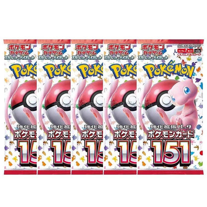 Original Pokemon Card Game PTCG Japanese Edition SV1V SV1A SV2D SV2P SV2A 151 SV3 SV3A Bale Off Single Pack Trading Cards - MANDOTOS
