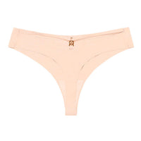 Panties Set Women Seamless Panties Sexy Low-Waist G-String Thong Ice Silk Underwear Hollow Out T-Back Solid Bandage Female Lingerie - MANDOTOS