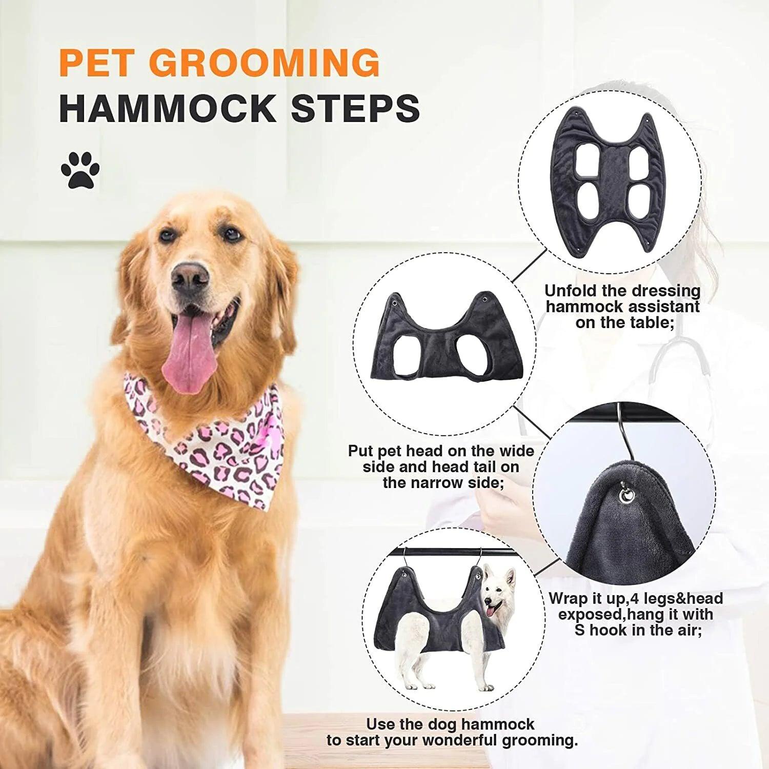 Pet Companion Grooming Hammock - MANDOTOS