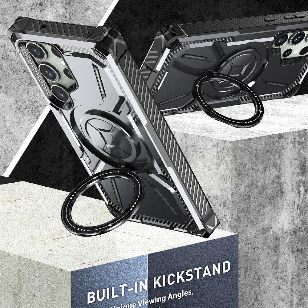 Phone Case Ring Magnetic Drop-resistant Protective Cover - MANDOTOS