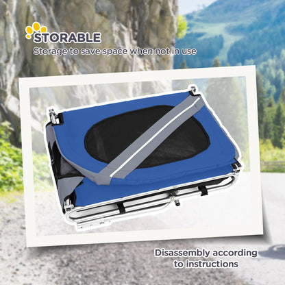 Pooch Pedal Cart - All Terrain Dog Trailer with Mesh Ventilation - MANDOTOS