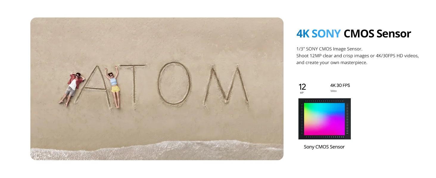 Potensic C0 Mini Drone 3 Axis Gimbal 6KM GPS 4K Professional Camera Drones Brushless RC Toy Quadcopter for Travel Gifts ATOM - MANDOTOS