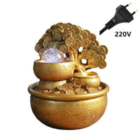 Prosperity Gold Water Feature - MANDOTOS