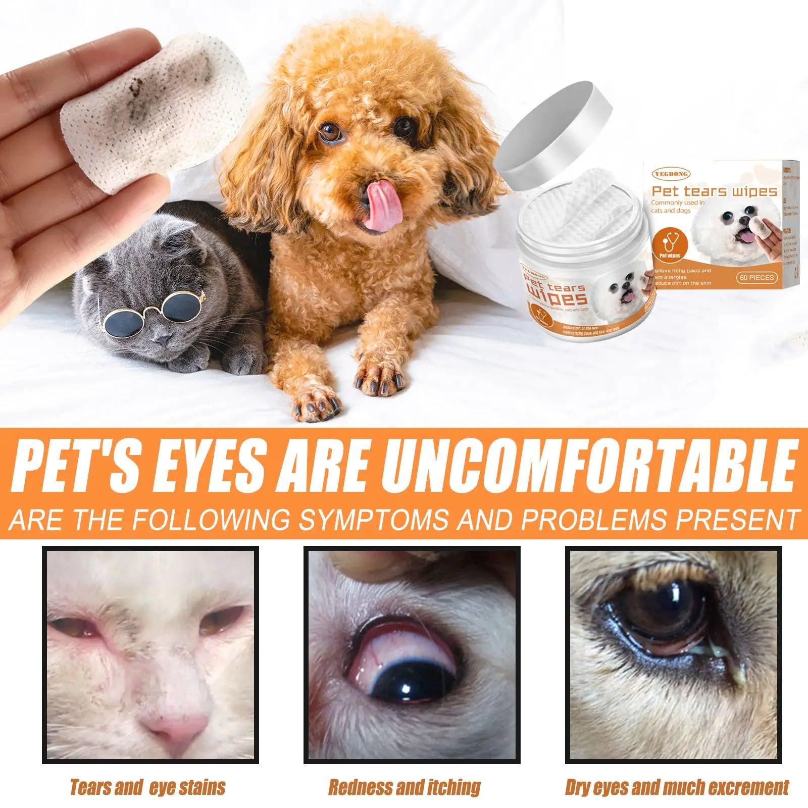 PurePaws Pet Eye Wipes - MANDOTOS