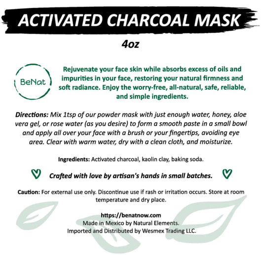 Purifying Charcoal Face Mask - MANDOTOS