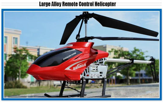 Rc Helicopter With Remote Control Extra Durable Big Plane Toy For Kids Drone Model Outdoor 3.5CH 80cm Aircraft Large Helicoptero - MANDOTOS