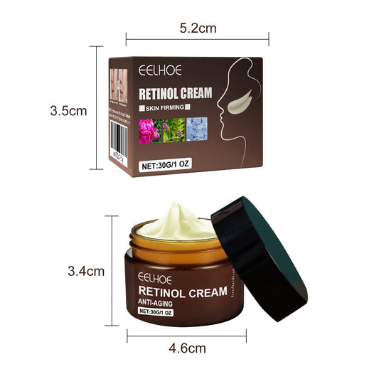 Retinol Anti Aging Wrinkle Removal Skin Firming Cream, EELHOE Retinol Cream Anti-Aging With Hyaluronic Acid And Vitamin - MANDOTOS