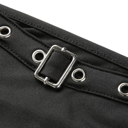 Seductive Leather Lingerie Bodysuit - MANDOTOS