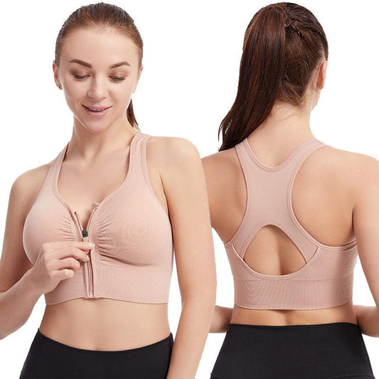 Shockproof Push Up Plus Size Running Yoga Fitness Sports Bra - MANDOTOS