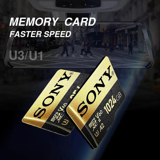 SONY Micro SD TF Card Mini 1TB Memory Card Class 128GB 256GB High Speed Cartao De Memoria Flash Memory TF Mecard C10 For Xiao Mi - MANDOTOS