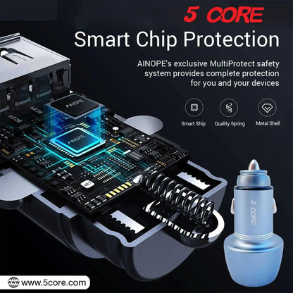 SpeedCharge 36W Dual-Port Car Adapter - MANDOTOS