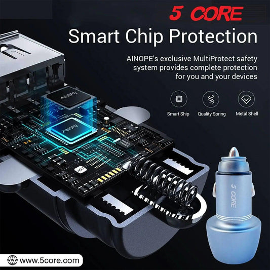 SpeedCharge 36W Dual-Port Car Adapter - MANDOTOS