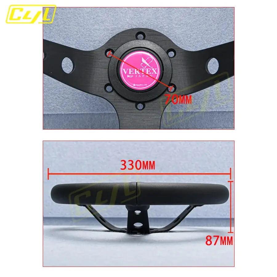 Sports Leather Steering Wheel - MANDOTOS