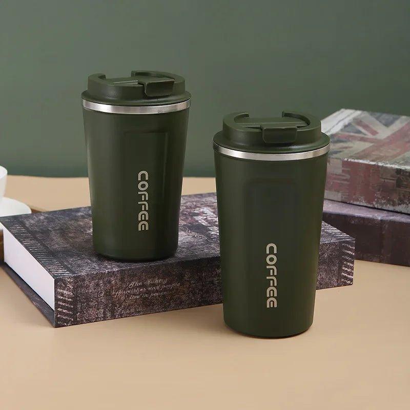Stainless Steel Smart Coffee Tumbler Thermos Cup with Intelligent Temperature Display Portable Travel Mug 380ml 510ml - MANDOTOS