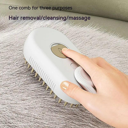 Steamy Pet Grooming Brush - MANDOTOS