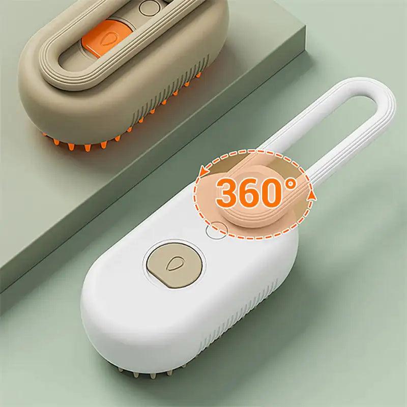 Steamy Pet Grooming Brush - MANDOTOS