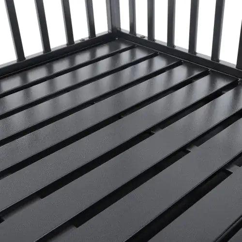 Sturdy Canine Kennel with Roof and Windows - MANDOTOS