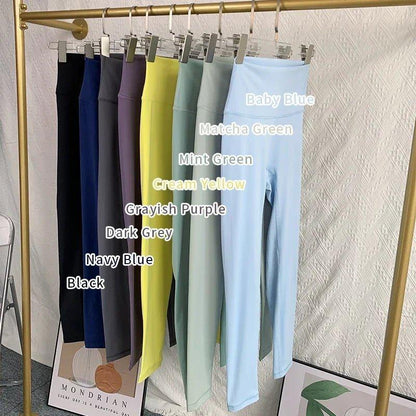 Summer Hot Sale Yoga Leggings High Waist Breathable Quick Drying Yoga Pants Fitness Running Cycling Workout Gym Clothing - MANDOTOS