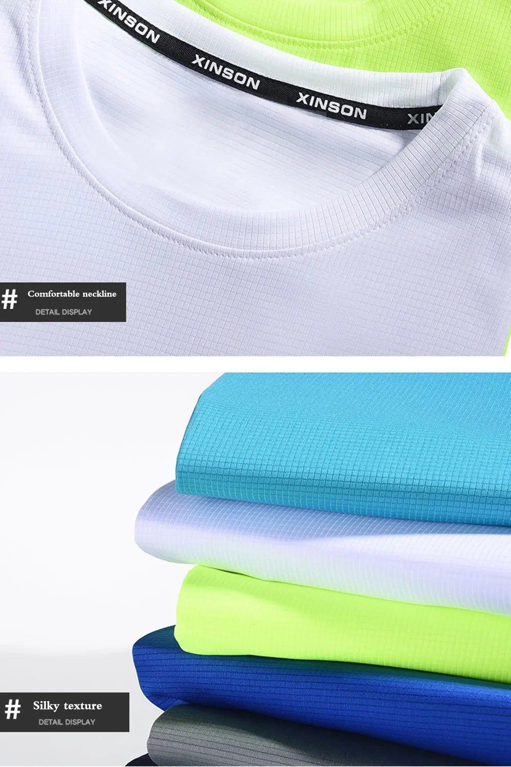 Summer Ice Silk Long Sleeve T-Shirt Men 2023 New Quick Dry Breathable Air Conditioning Outdoor Sun Protection Running Outer Wear - MANDOTOS