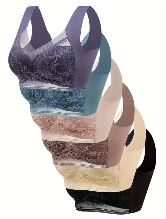 Summer Ice Silk Seamless Bras One Ladies - MANDOTOS